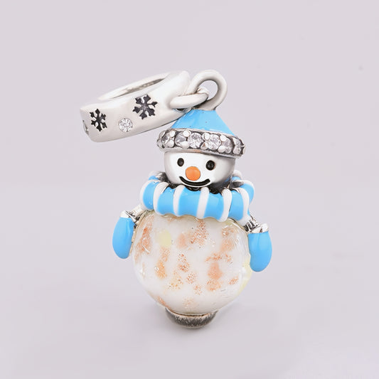 Christmas Snowman Dangle Charm