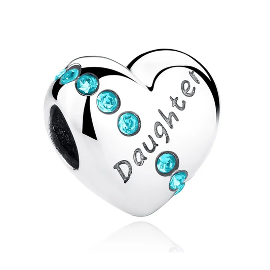 Daughter Heart Charm