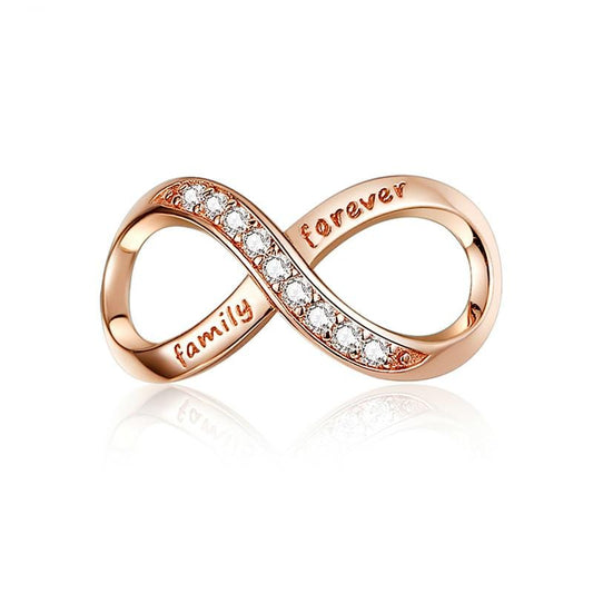 Infinity Family Forever Charm - Rose