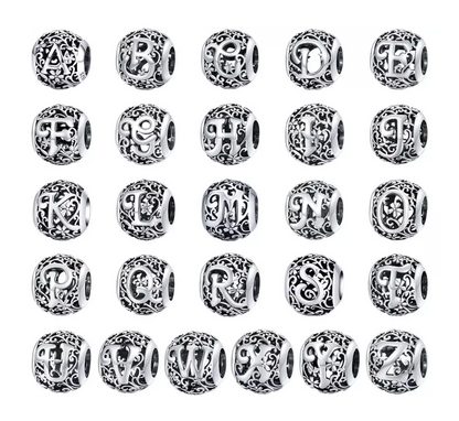 Retro Alphabet Charm