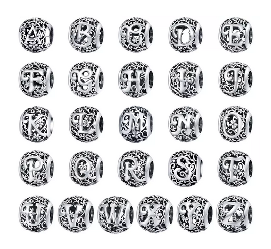 Retro Alphabet Charm