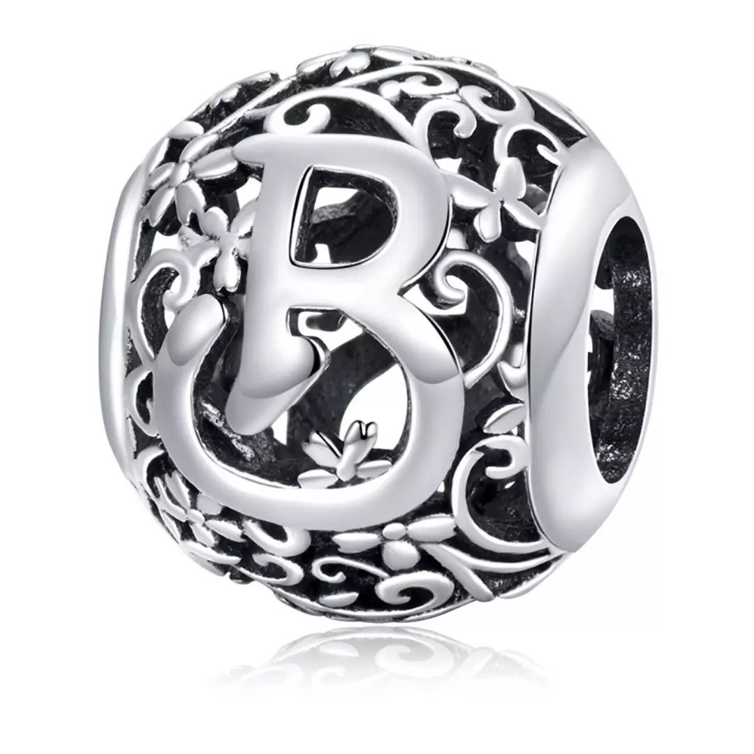 Retro Alphabet Charm