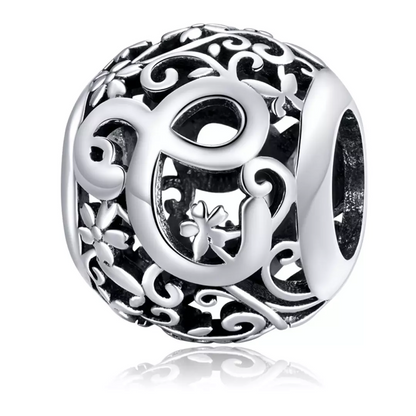 Retro Alphabet Charm