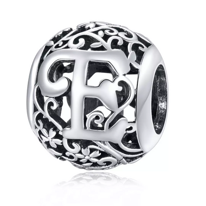 Retro Alphabet Charm
