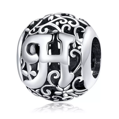 Retro Alphabet Charm