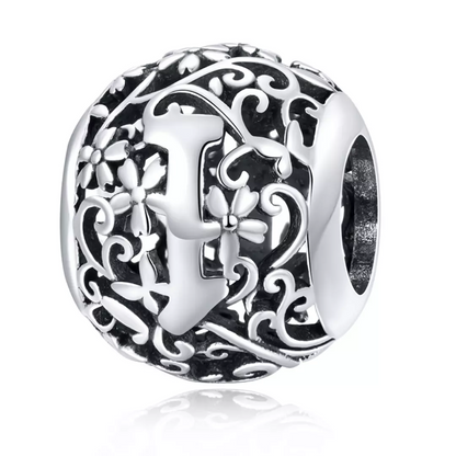 Retro Alphabet Charm