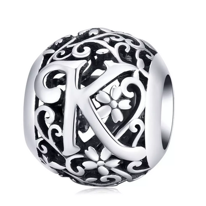 Retro Alphabet Charm
