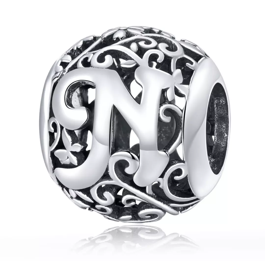 Retro Alphabet Charm