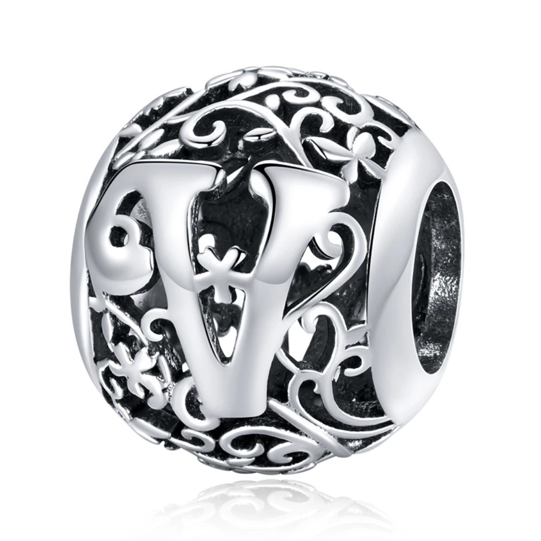 Retro Alphabet Charm