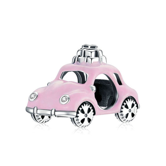 Pink Car With Cargo Charm