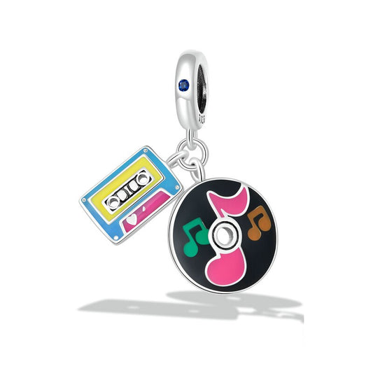 Tape & Record Dangle Charm