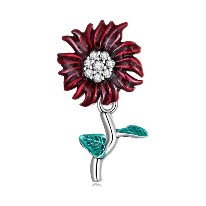 Lucky Daisy Flower Charm