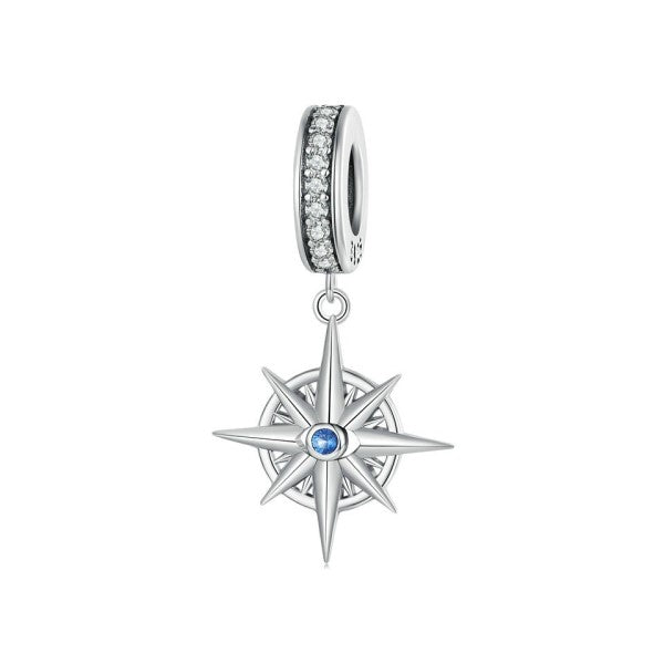 Evil Eye Compass Dangle Charm