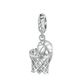 Netball Ball & Hoop Dangle Charm