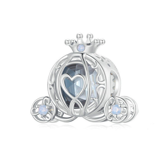 Cinderella Pumpkin Carriage & Clock Ball Charm