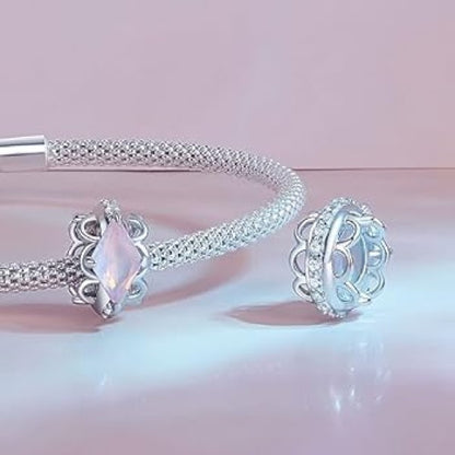 Pink Lace Stopper Charm