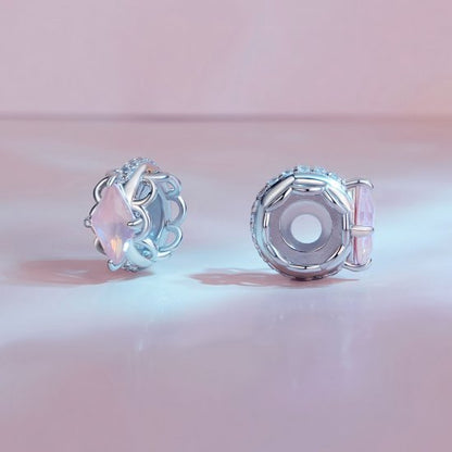 Pink Lace Stopper Charm
