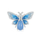 Blue Moth Stopper Charm - Glow-in-the-dark