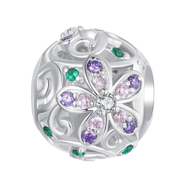 Flower Vine Ball Charm