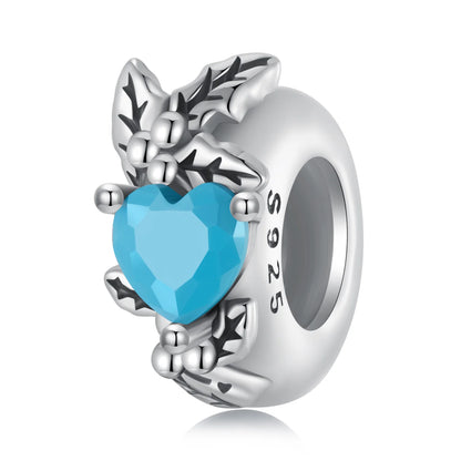 Flower Birthstone Charm Spacer