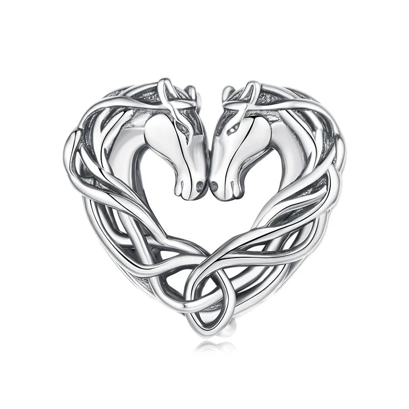 Horses Heart Love Charm
