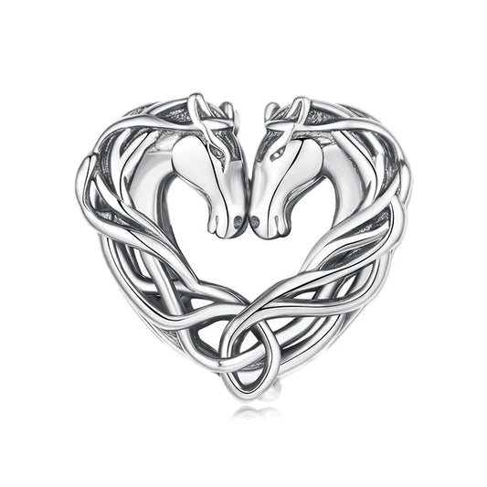 Horses Heart Love Charm