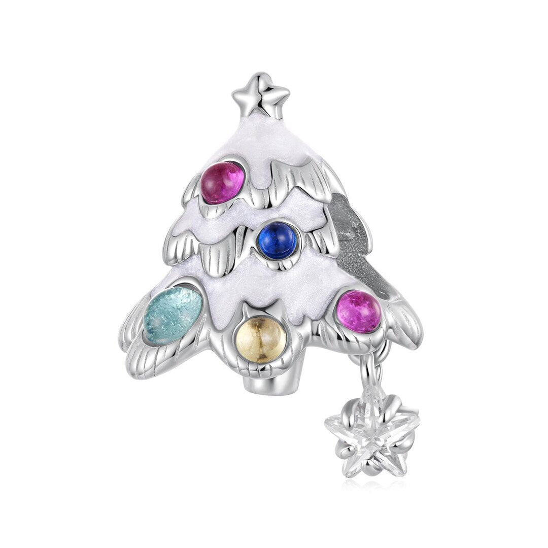 Christmas Tree With Crystals Charm