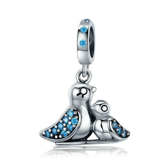 Cute Bird Dangle Charm