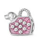 Dog In Pink Handbag Charm