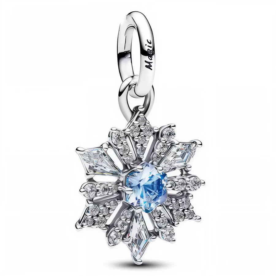 Sparkling Magic Snowflake Dangle Charm