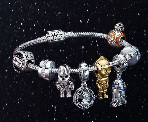 Star Wars C3PO and R2D2 Charm