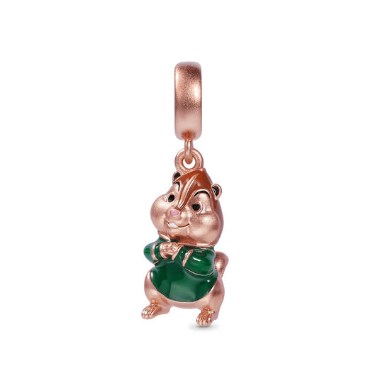 Chipmunk Theodore Dangle Charm