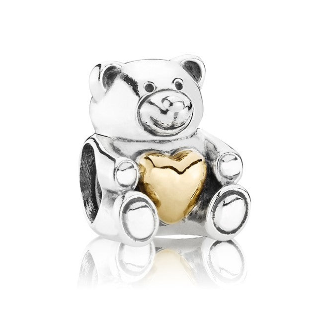 Bear My Heart Charm With 14k Heart