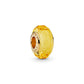 Yellow Faceted Murano - Gold