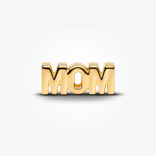 Reversible Mom Charm - Gold