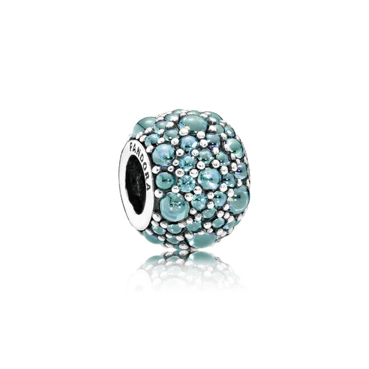 Shimmering Droplets Charm - Teal