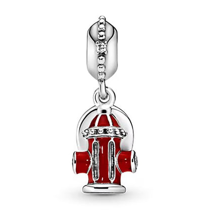Firefighter Essentials Double Dangle Charm