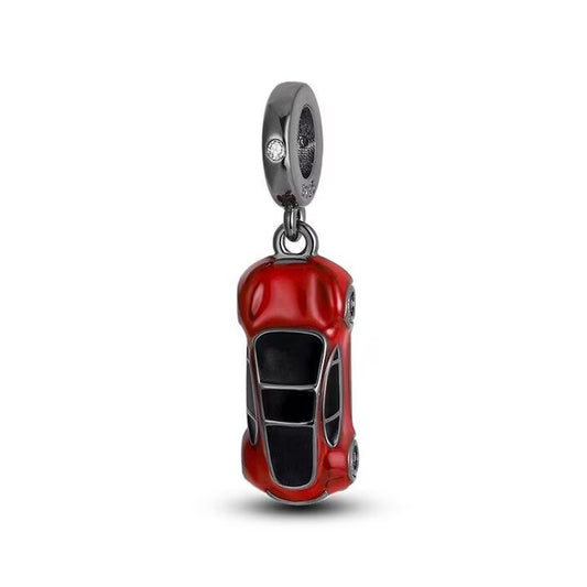 Sport Car Dangle Charm - Red