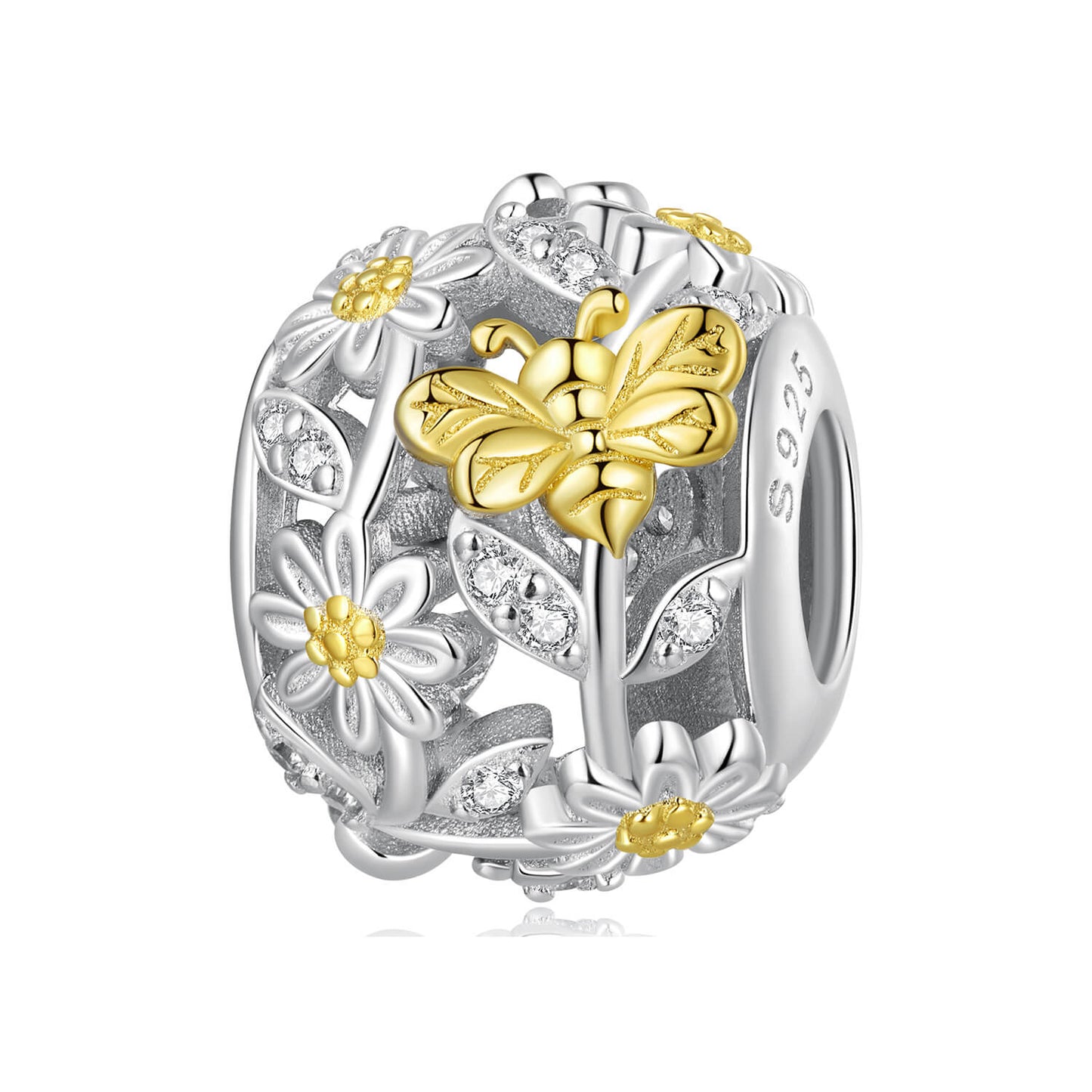 Daisy Garden Gold Vermeil Charm