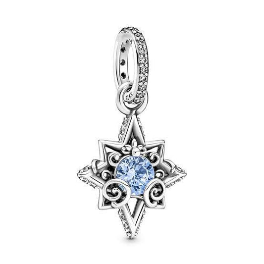 Cinderella Blue Star Dangle Charm