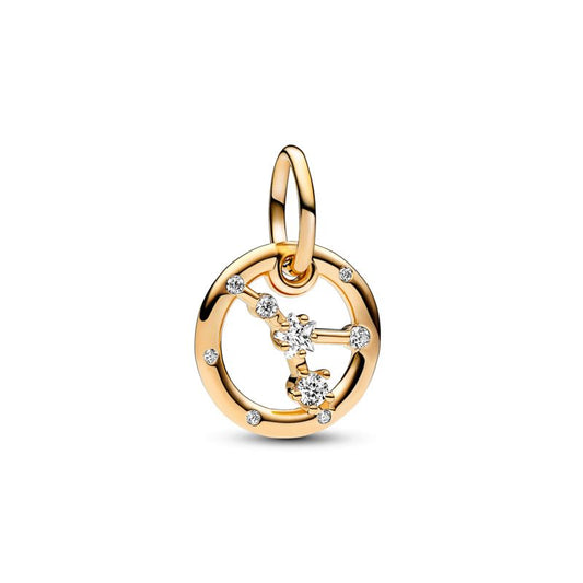 Zodiac Dangle Charm - Gold