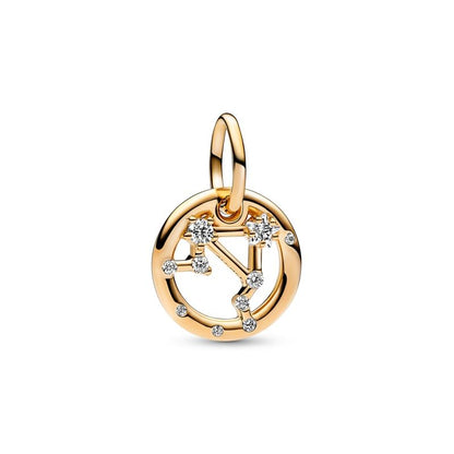 Zodiac Dangle Charm - Gold