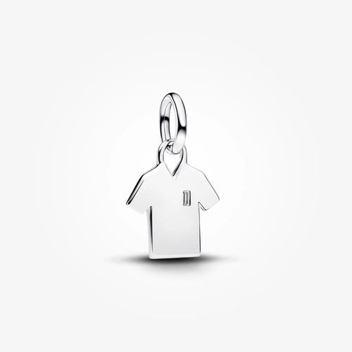 Engravable Soccer Shirt Dangle Charm
