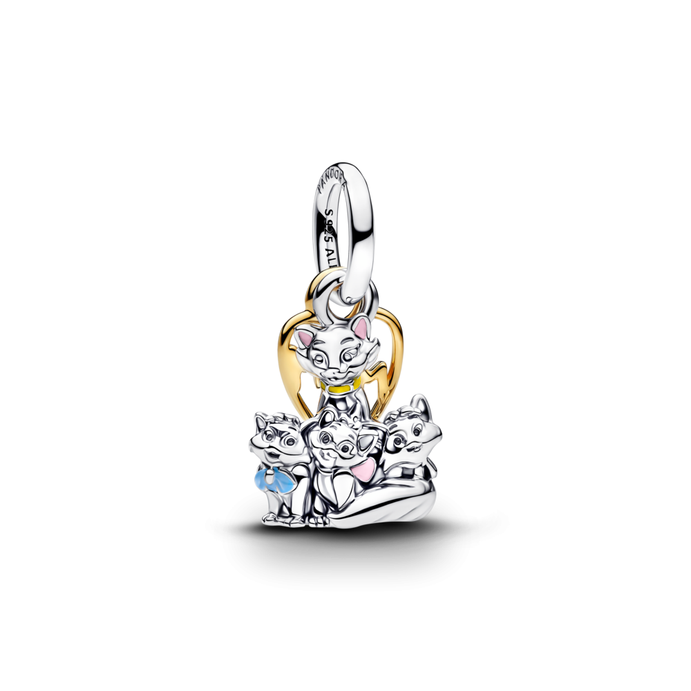 Aristocats Duchess & Kittens Dangle Charm