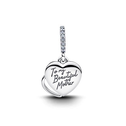 Beautiful Mother Double Dangle Charm