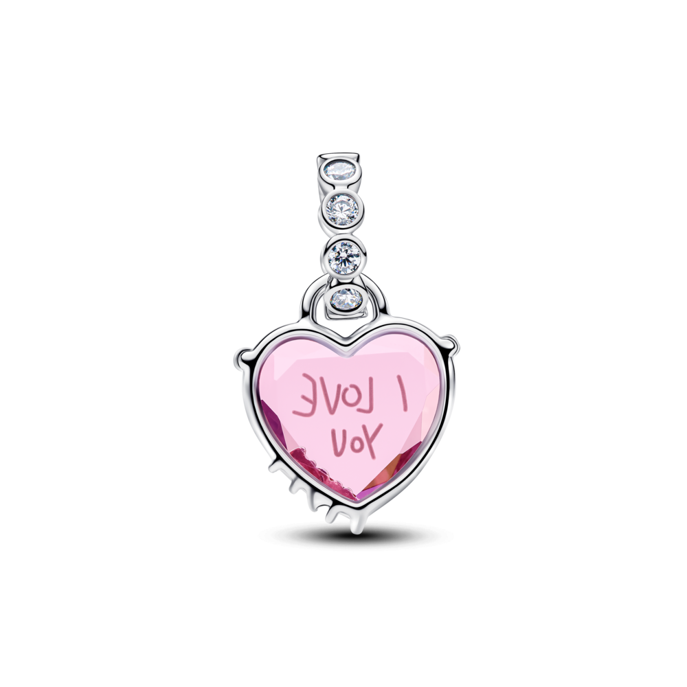 I Love You Mom Dangle Charm
