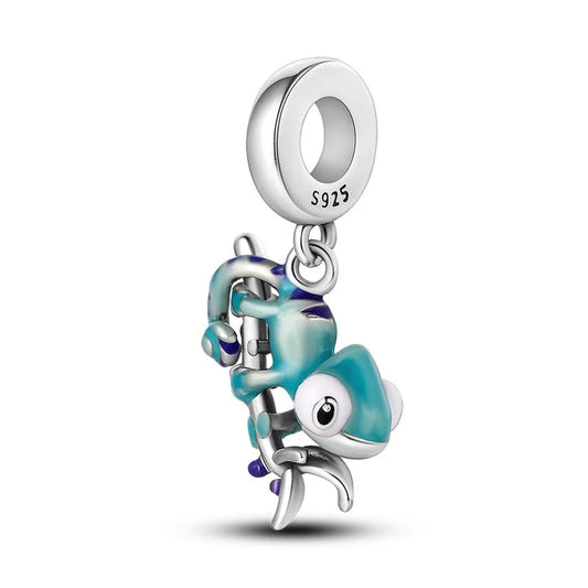 Colour-Changing Chameleon Double Dangle Charm - 2