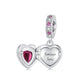 Forever Love Heart Locket Dangle Charm