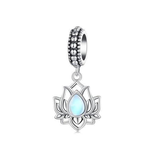 Lotus Flower Dangle Charm