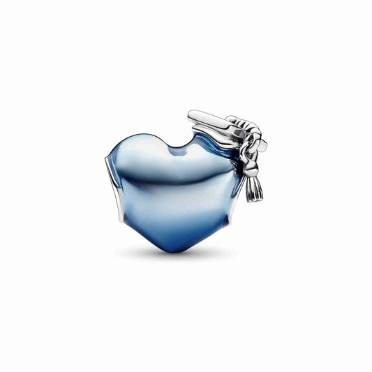 Blue 2023 Graduation Heart Charm